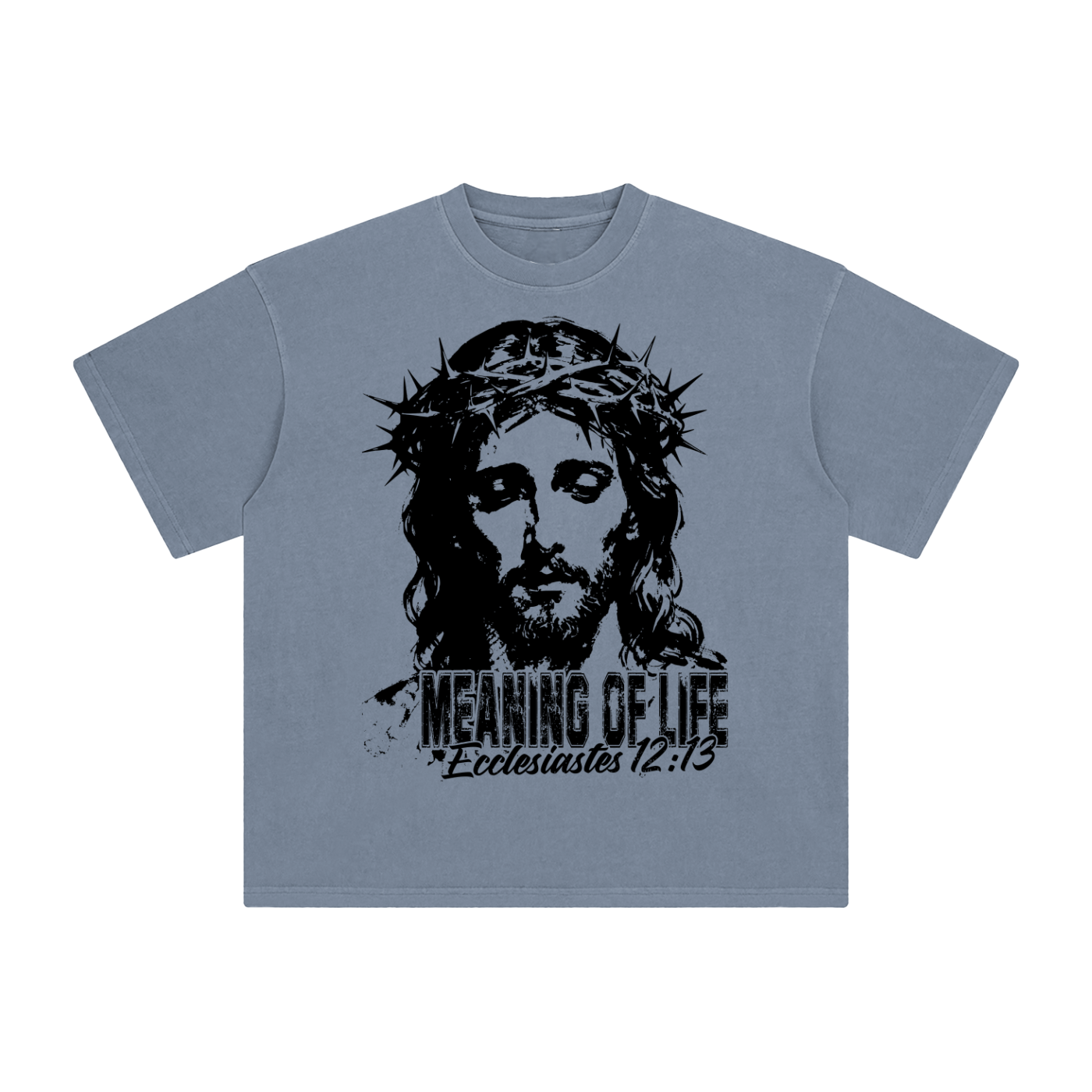 Saved By Grace Enzyme-Washed Heavyweight Tee