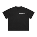 "Duty of Man" Black Enzyme-Washed Heavyweight Tee